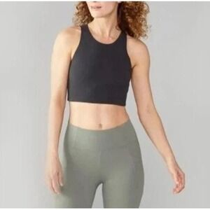NWT REI Take Your Time Bra Top L Odyssey Gray NEW